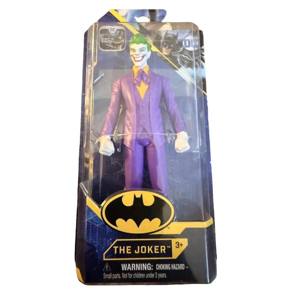 DC Batman Joker Action Figure Spin Master 6 Inch Purple Suit New Sealed